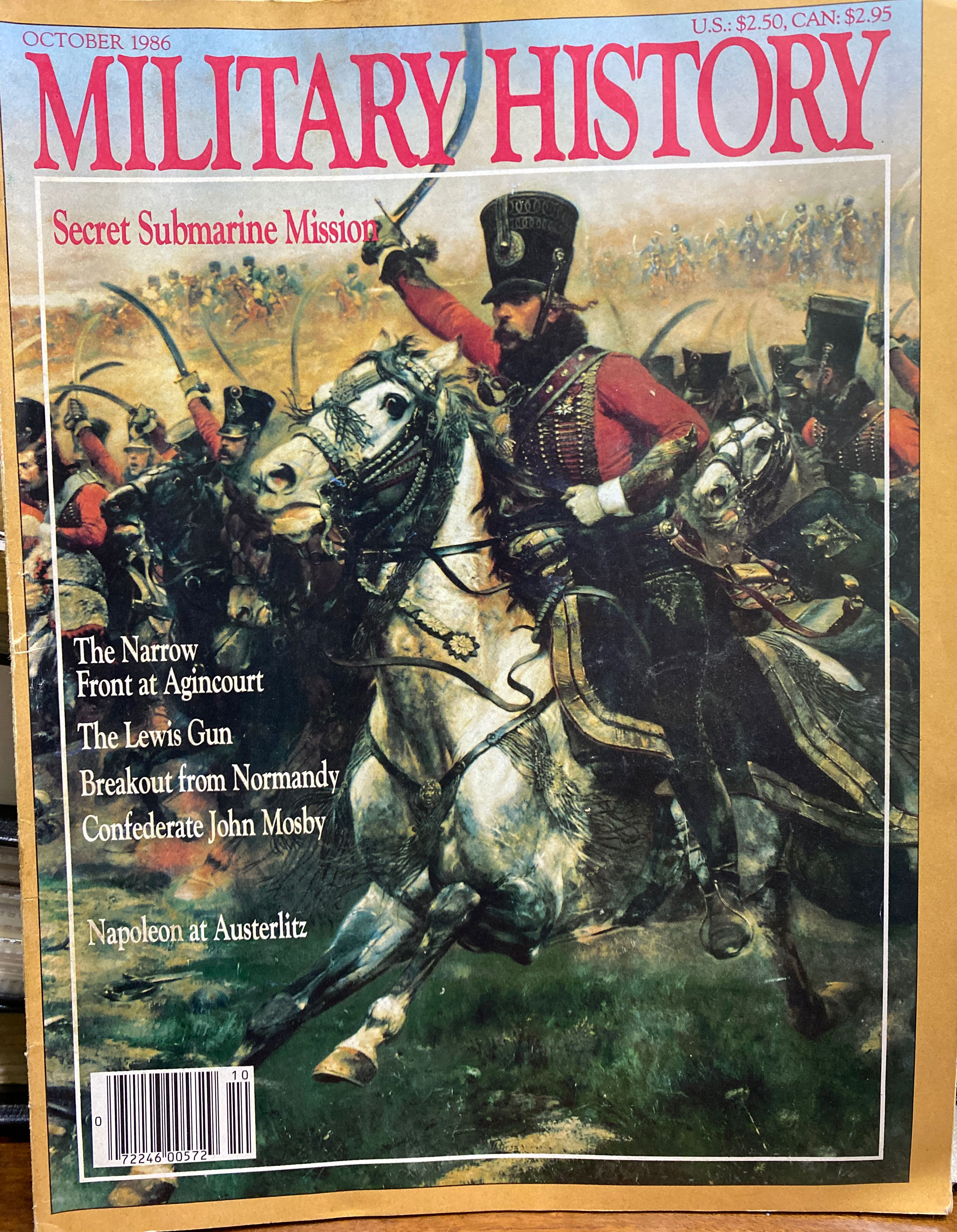 Military History  (October) magazine collectible [Barcode 072246005729] - Main Image 1