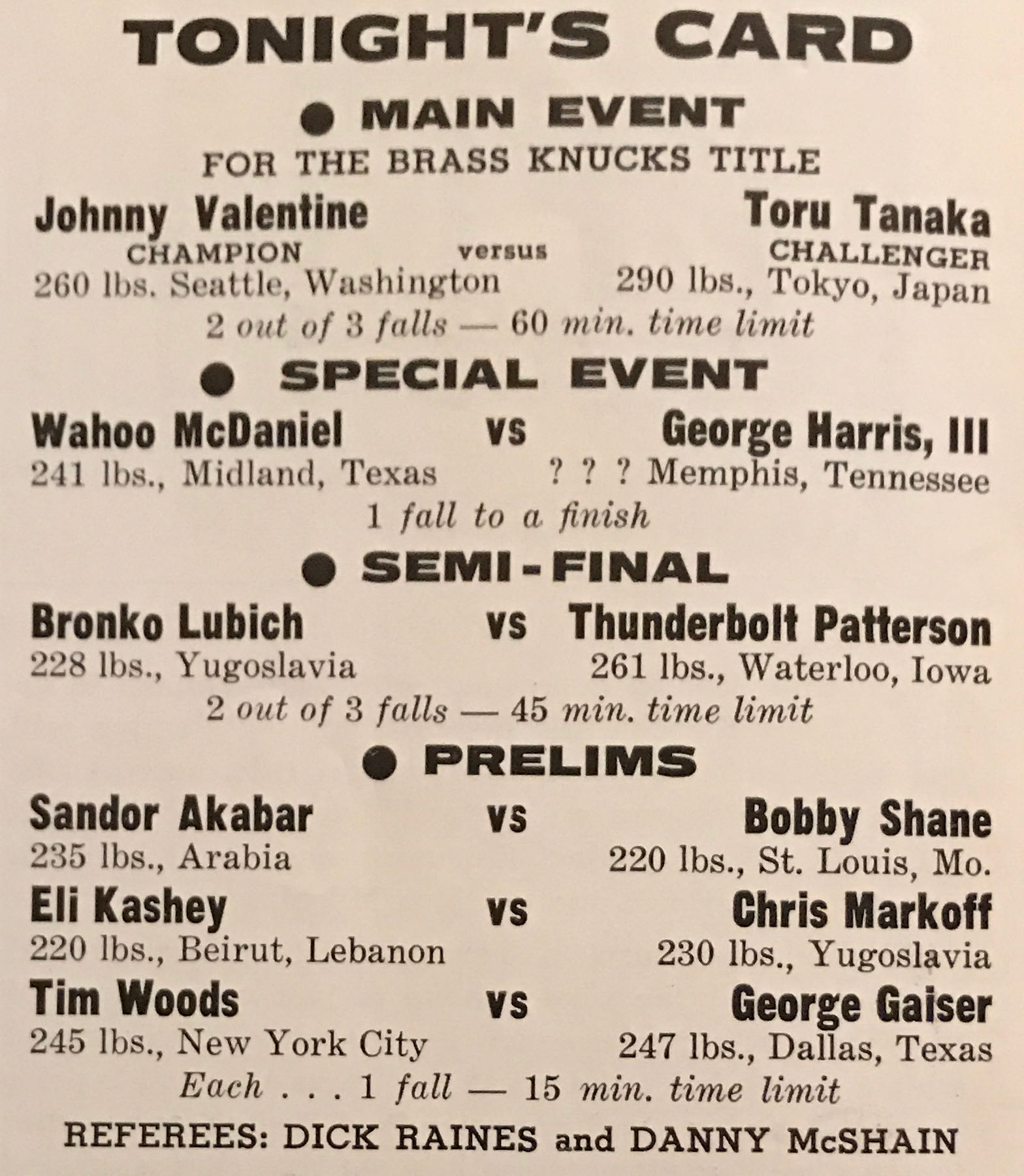 Houston Wrestling Program No. 4018 07/02/1971  (July) magazine collectible - Main Image 2