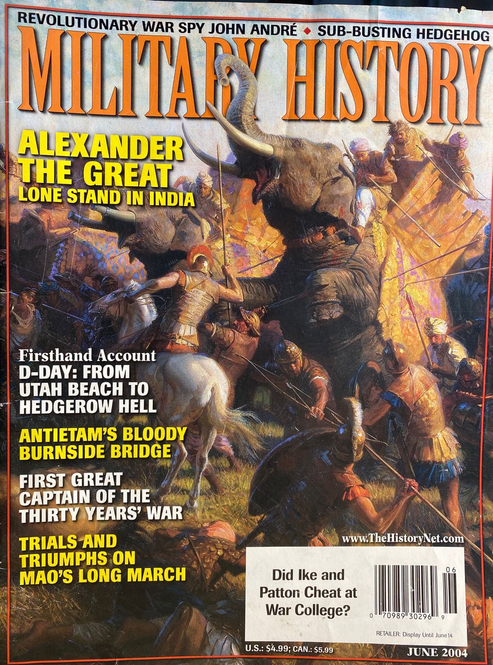 Military History  (June) magazine collectible [Barcode 070989302969] - Main Image 1