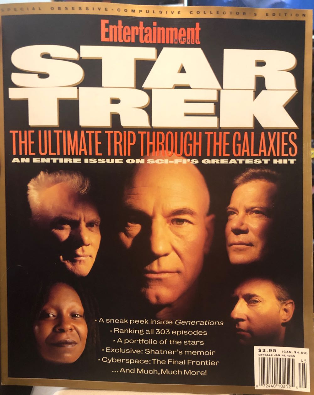 Entertainment Weekly - Star Trek  (January) magazine collectible [Barcode 072440102125] - Main Image 1