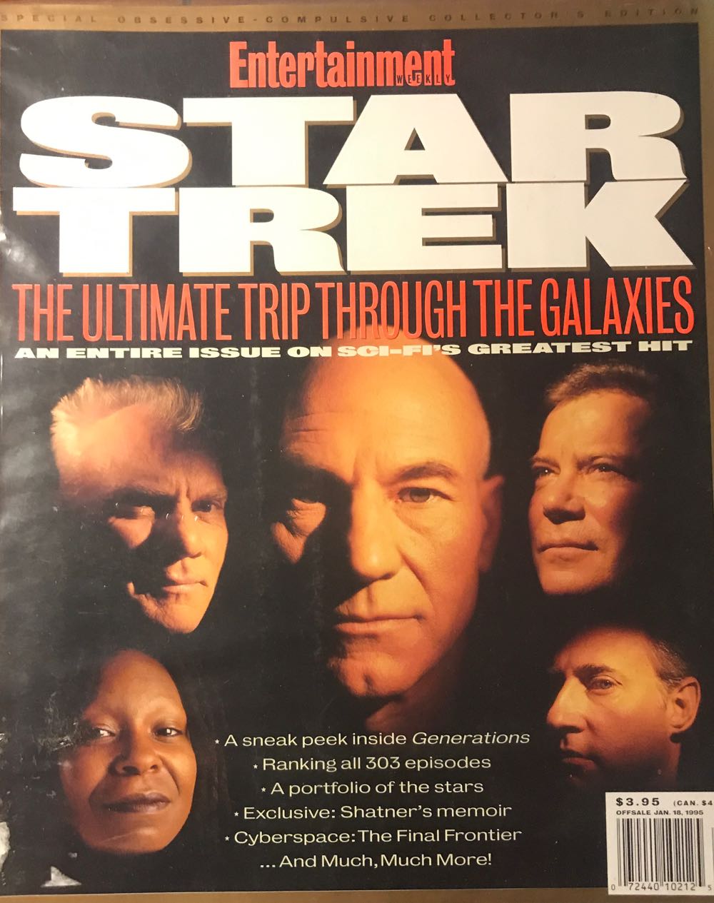 Entertainment Weekly - Star Trek  (January) magazine collectible [Barcode 072440102125] - Main Image 2