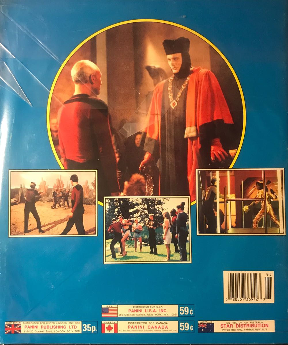 Star Trek The Next Generation Sticker Book  (October) magazine collectible [Barcode 080557369423] - Main Image 2