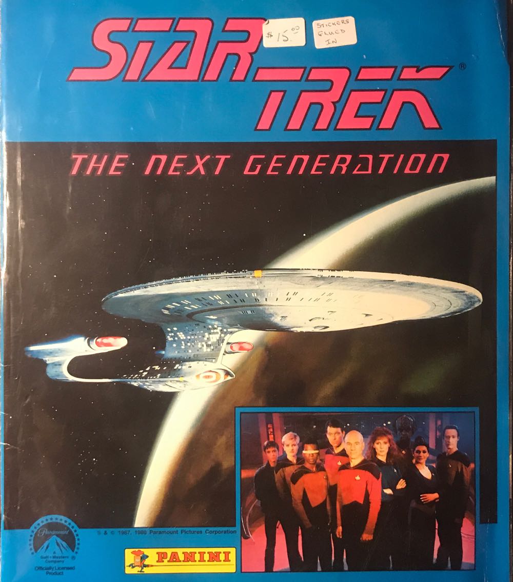 Star Trek The Next Generation Sticker Book  (October) magazine collectible [Barcode 080557369423] - Main Image 3