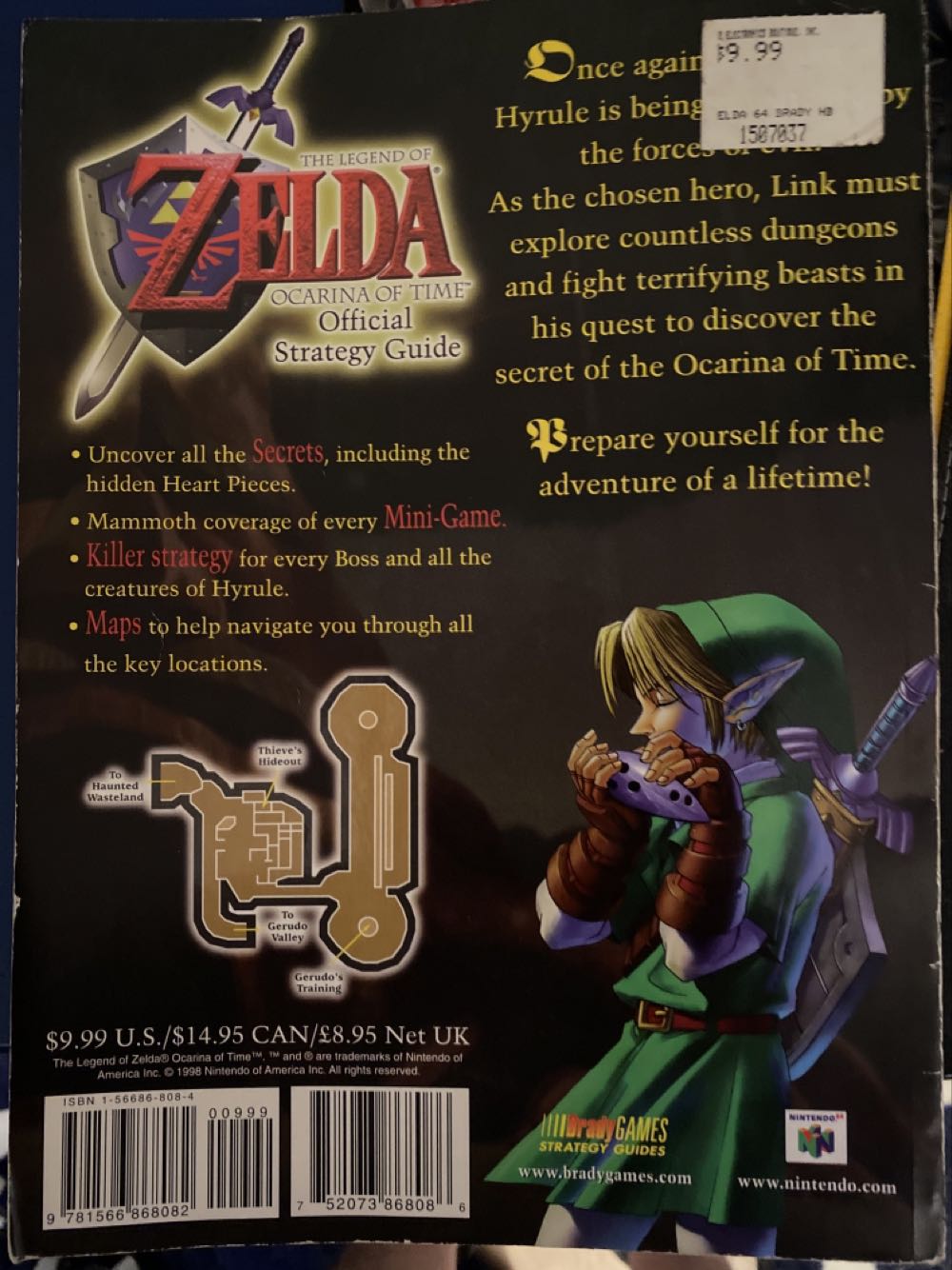 Legend Of Zelda: Ocarina Of Time  magazine collectible [Barcode 9781566868082] - Main Image 2