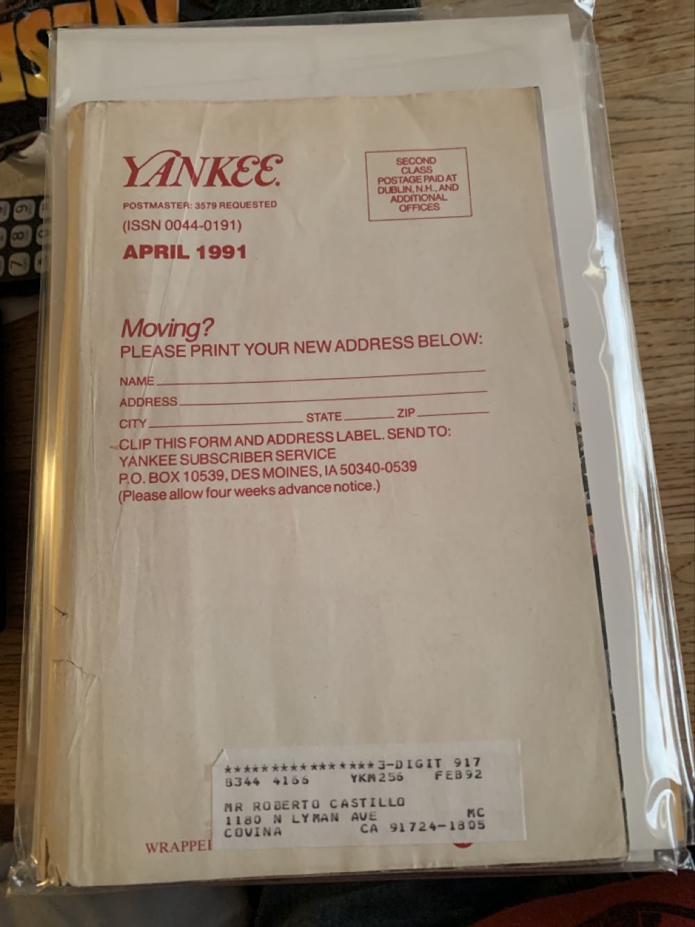 Yankee  (April) magazine collectible - Main Image 1