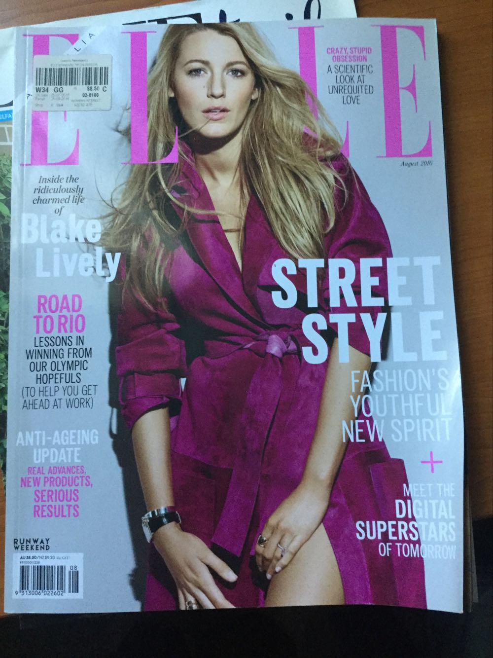 Elle  (August) magazine collectible [Barcode 9313006022602] - Main Image 1