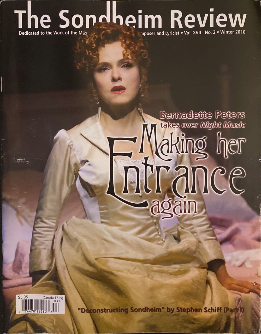 The Sondheim Review  (December) magazine collectible [Barcode 074470865803] - Main Image 1