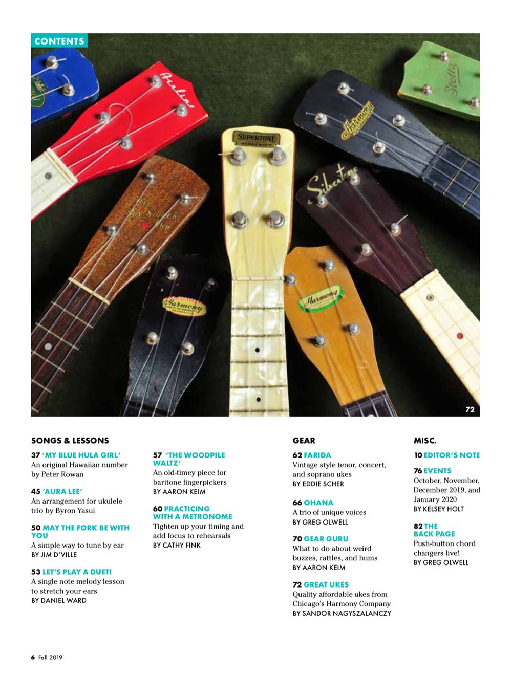 Ukulele  (July) magazine collectible - Main Image 3