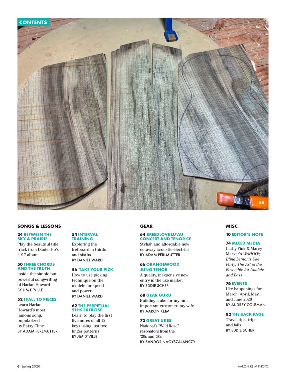 Ukulele  (January) magazine collectible - Main Image 3