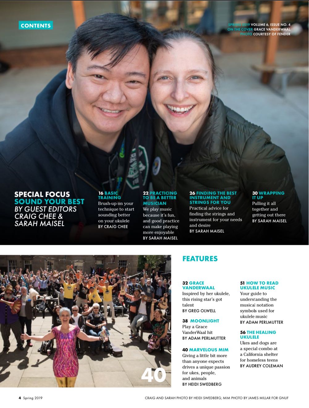 Ukulele  (January) magazine collectible - Main Image 2