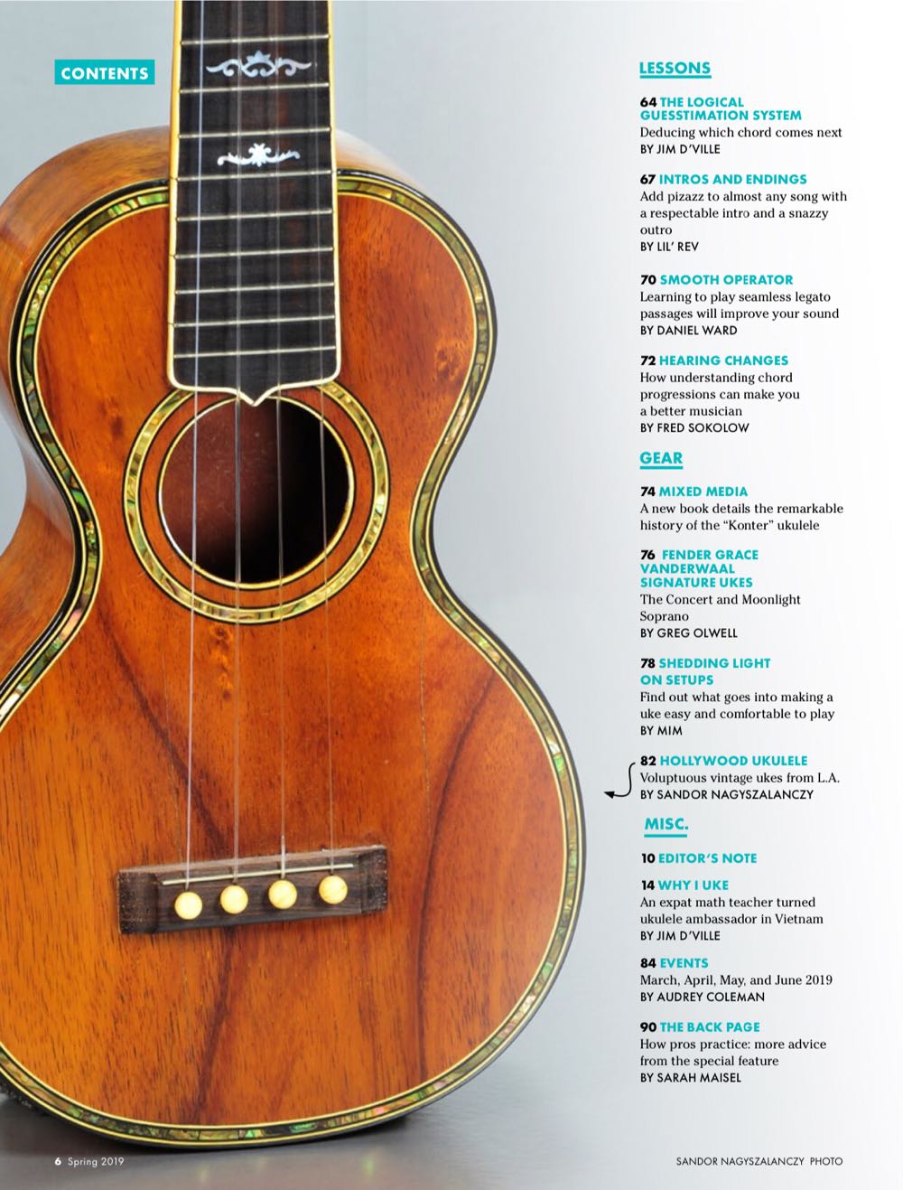 Ukulele  (January) magazine collectible - Main Image 3