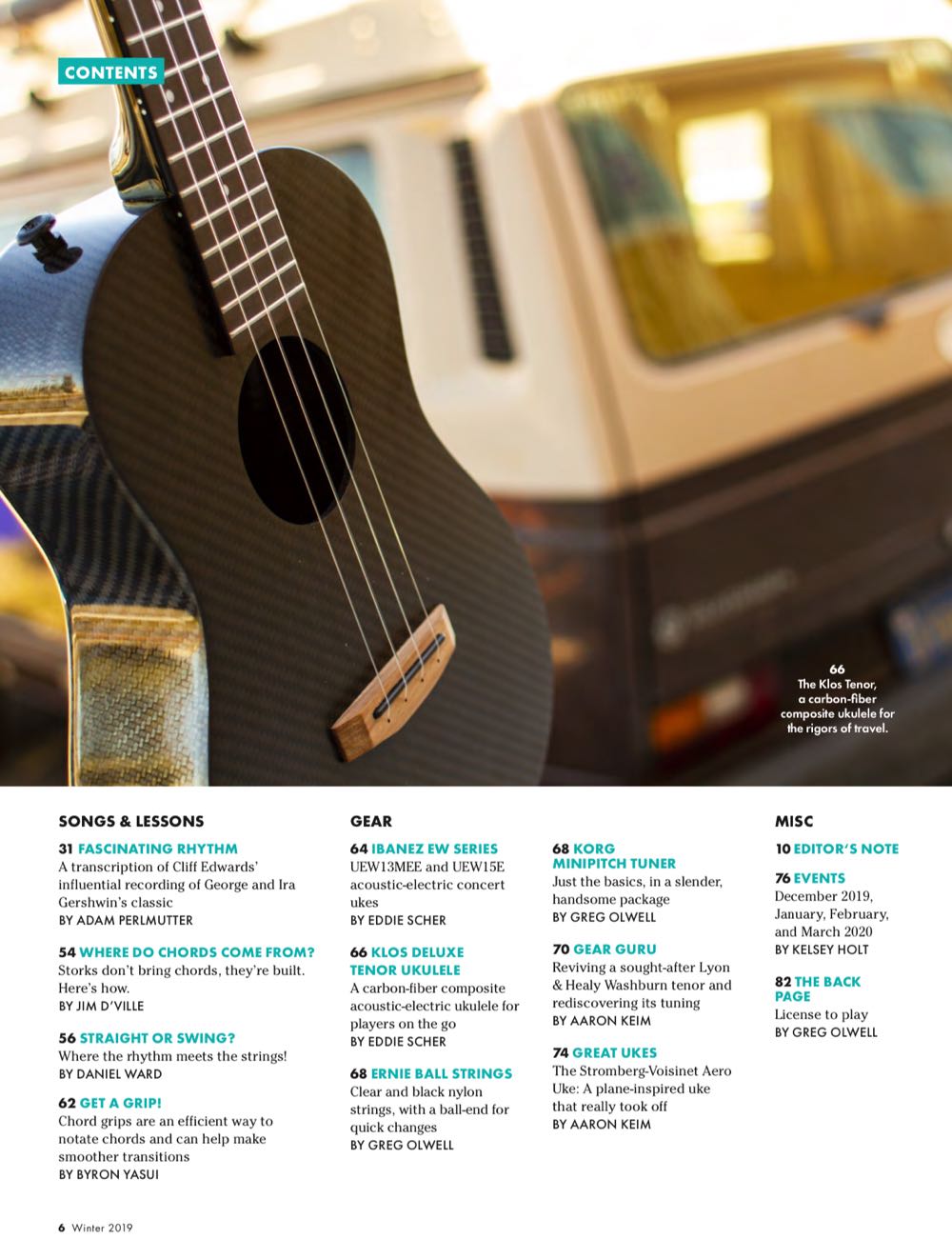 Ukulele  (April) magazine collectible - Main Image 3