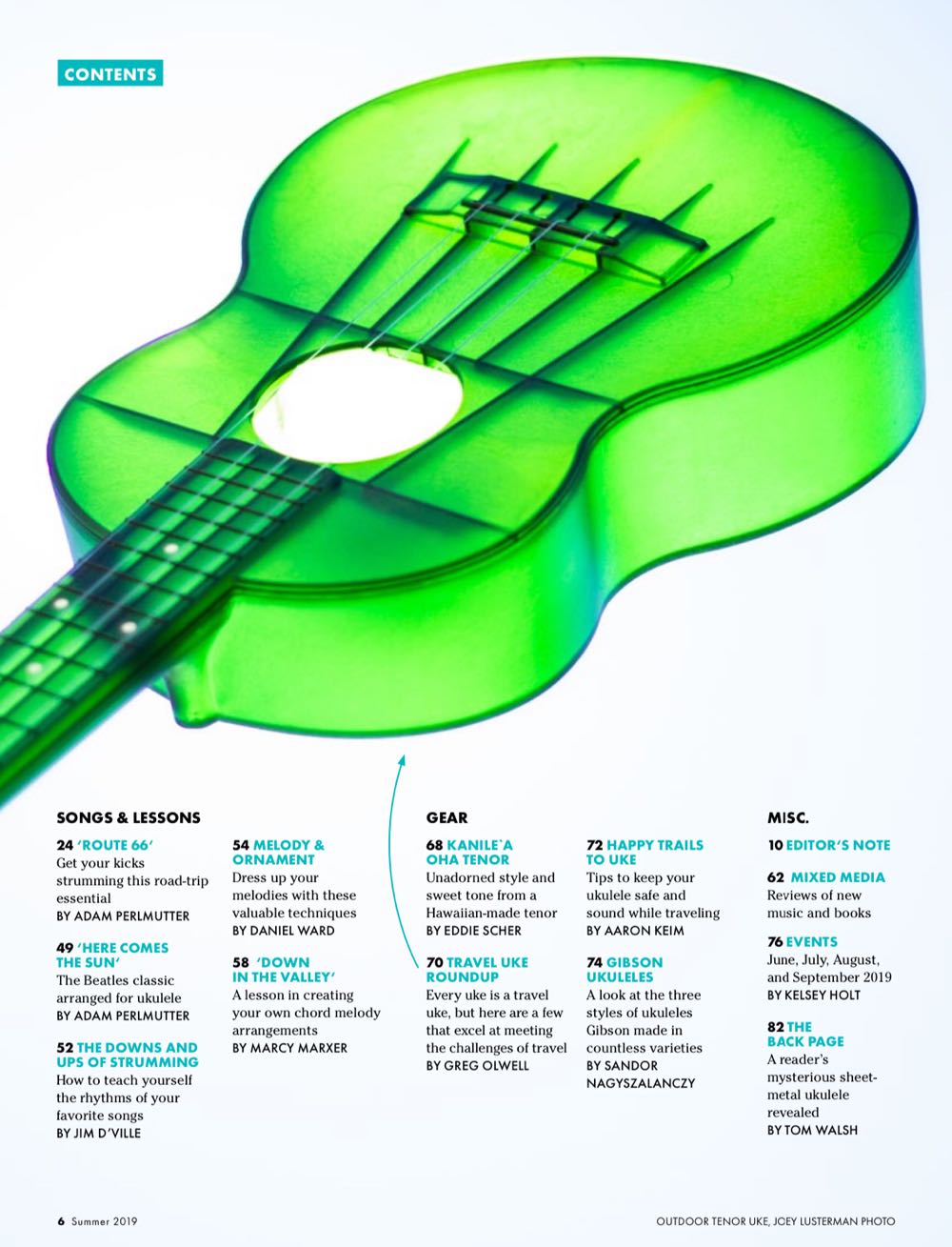 Ukulele  (April) magazine collectible - Main Image 3