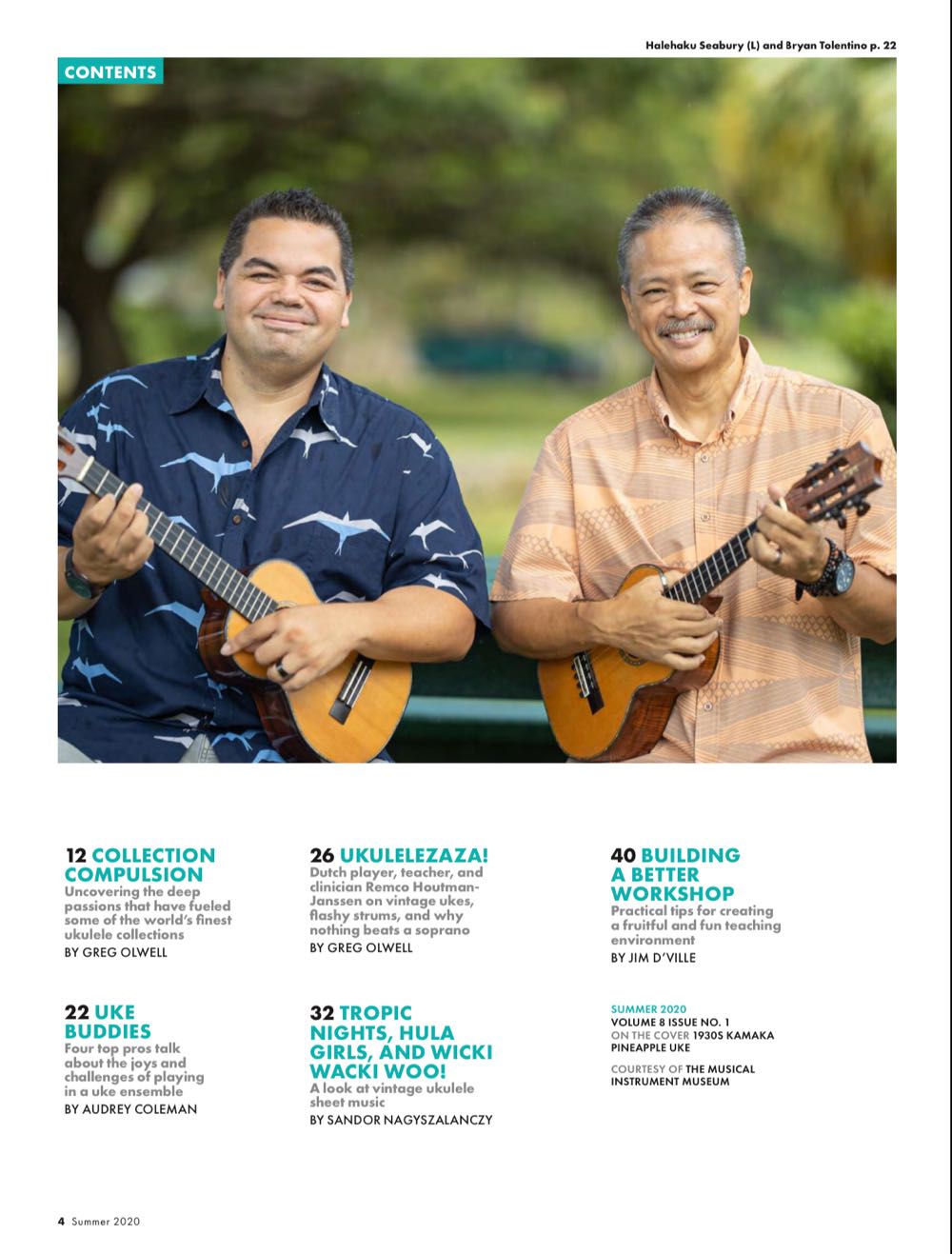Ukulele  (April) magazine collectible - Main Image 2