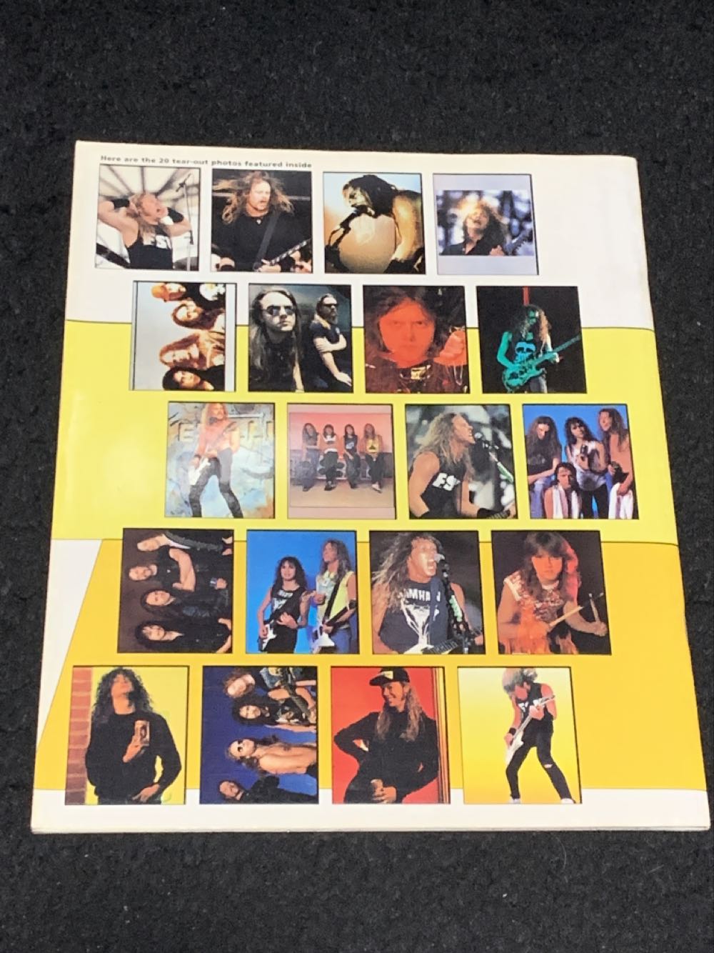 Metallica Tear -out Photo Book  magazine collectible - Main Image 2