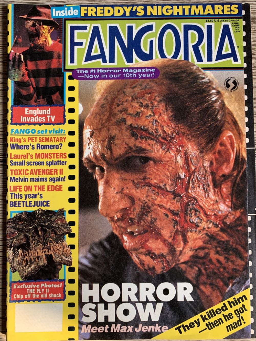 Fangoria  (April) magazine collectible - Main Image 1