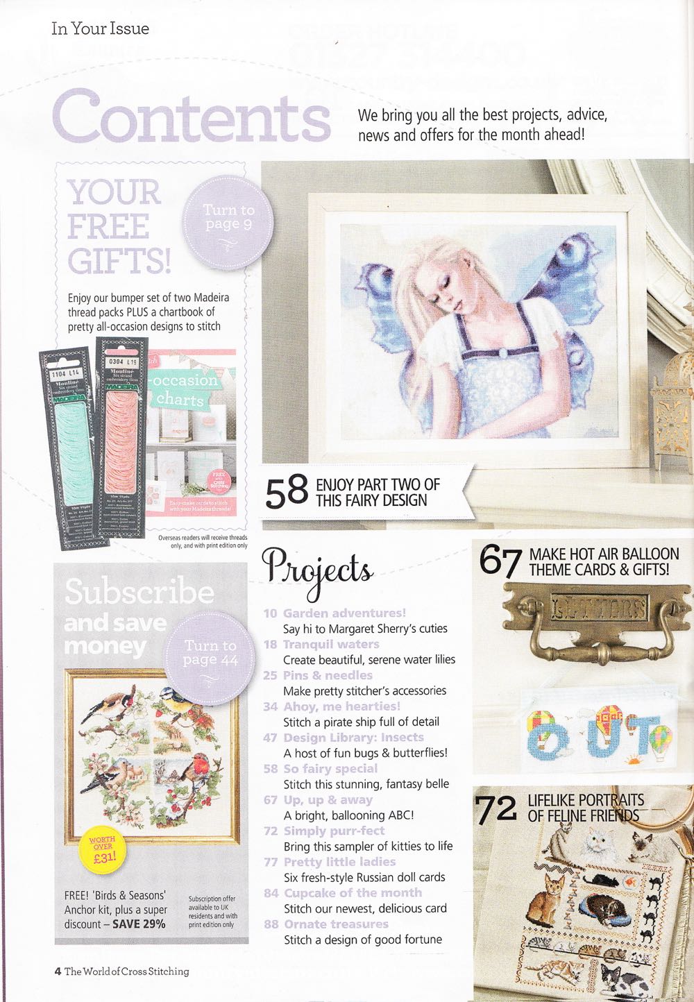 The World Of Cross Stitching  magazine collectible [Barcode 9771460197081] - Main Image 2