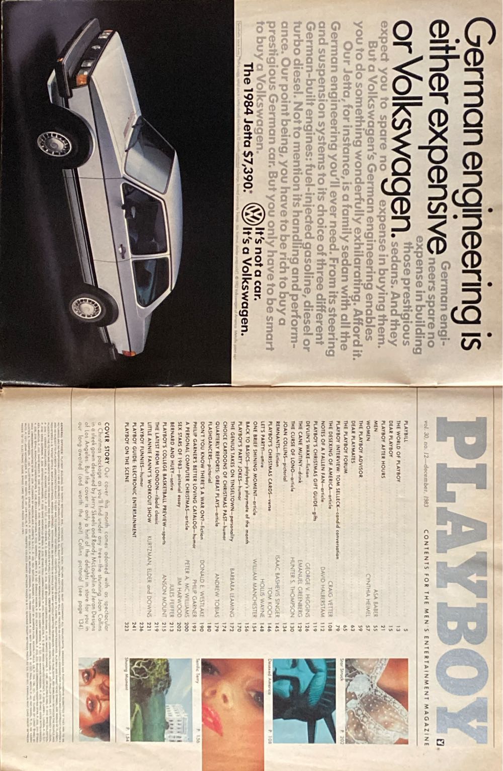 Playboy 1983 - 12  (December) magazine collectible - Main Image 2