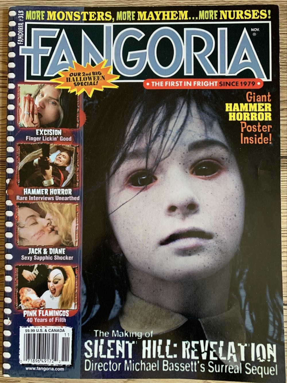 Fangoria  (November) magazine collectible [Barcode 071896491722] - Main Image 1