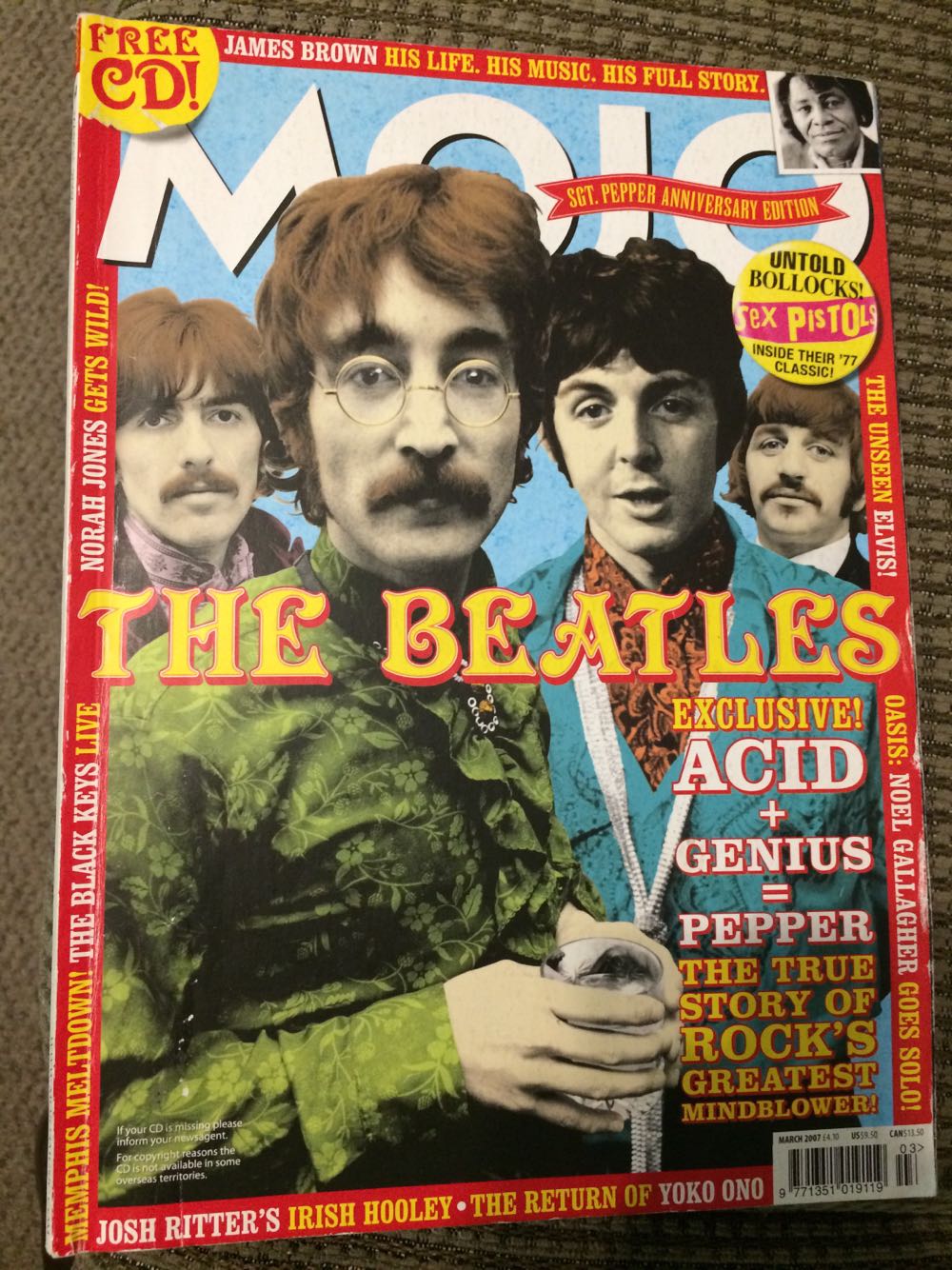 Mojo The Beatles  (March) magazine collectible [Barcode 9771351019119] - Main Image 1
