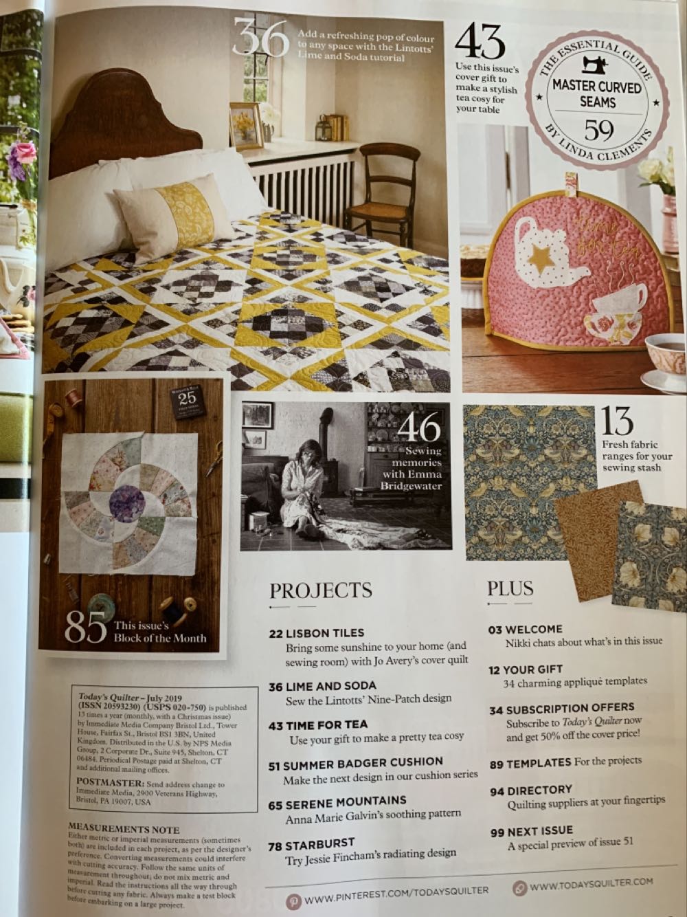 Today’s Quilter  magazine collectible [Barcode 9772059323997] - Main Image 3