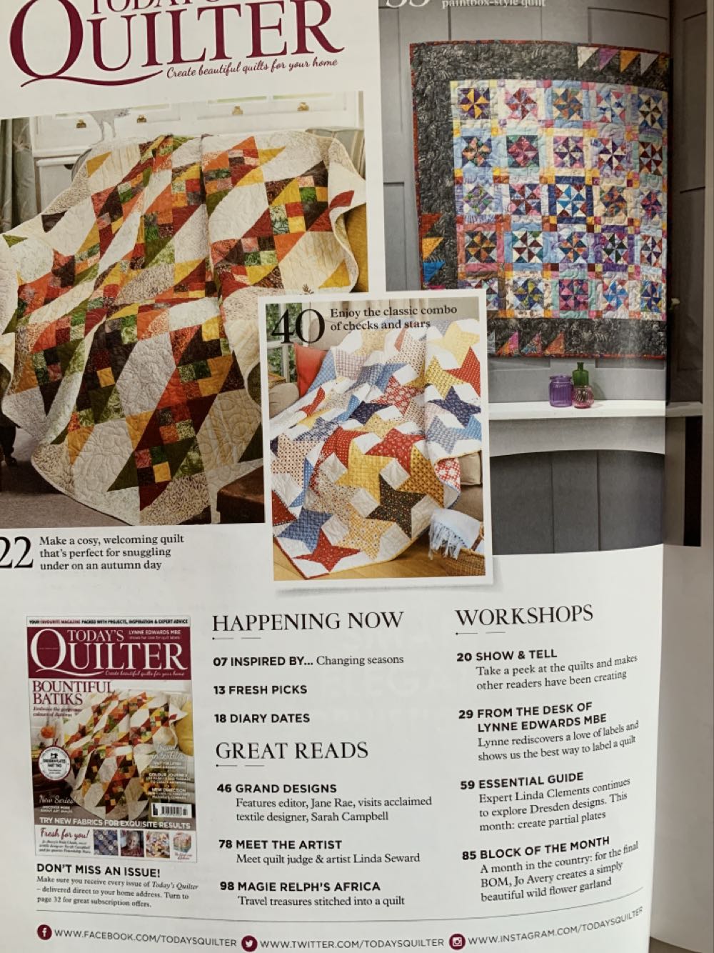 Today’s Quilter  magazine collectible [Barcode 9772059323003] - Main Image 2