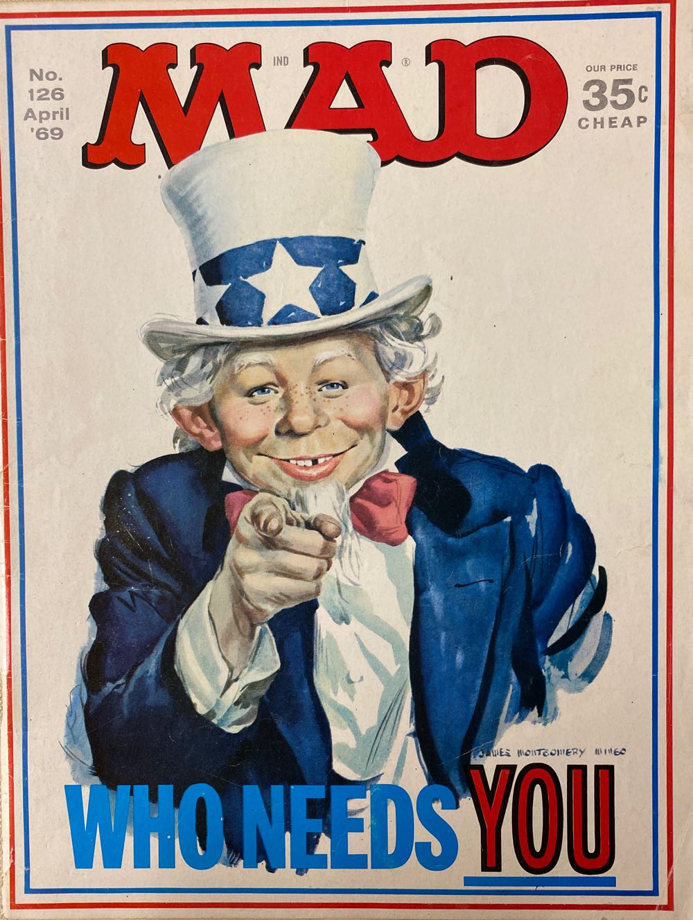 Mad Magazine #126  (April) magazine collectible - Main Image 1
