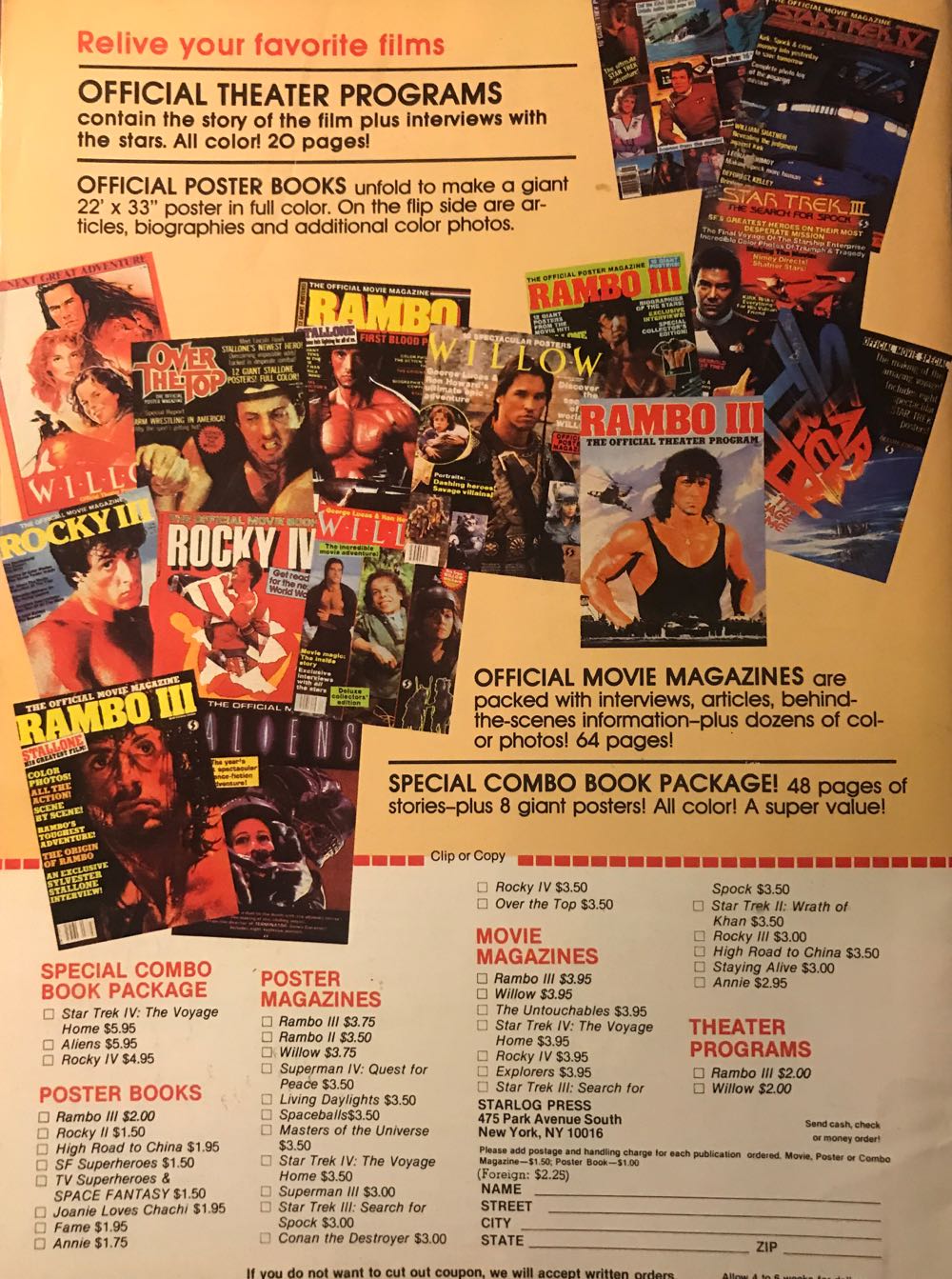 Starlog #139  (February) magazine collectible [Barcode 071896491128] - Main Image 2