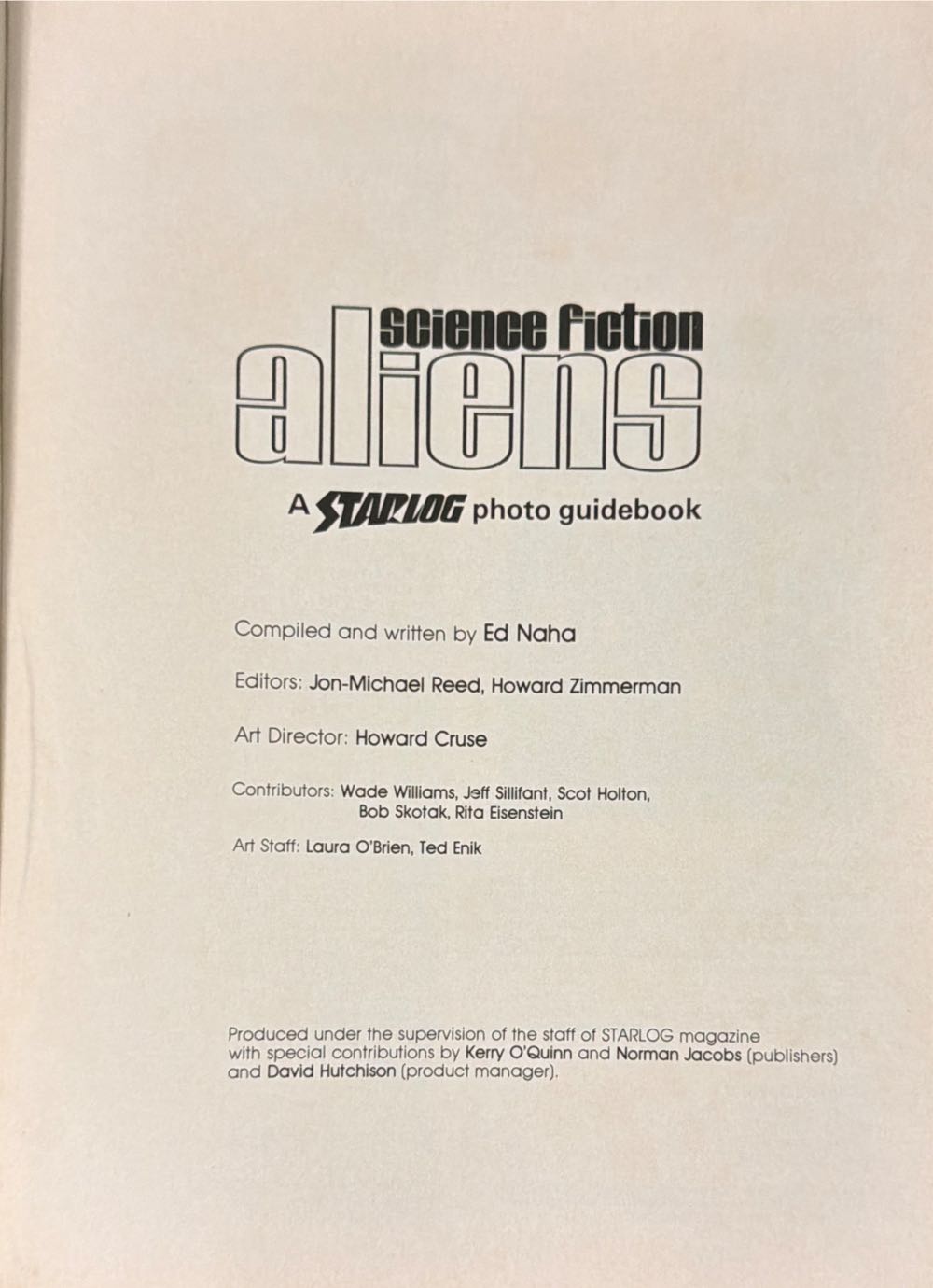 Starlog Photo Guidebook: Aliens  (January) magazine collectible - Main Image 3