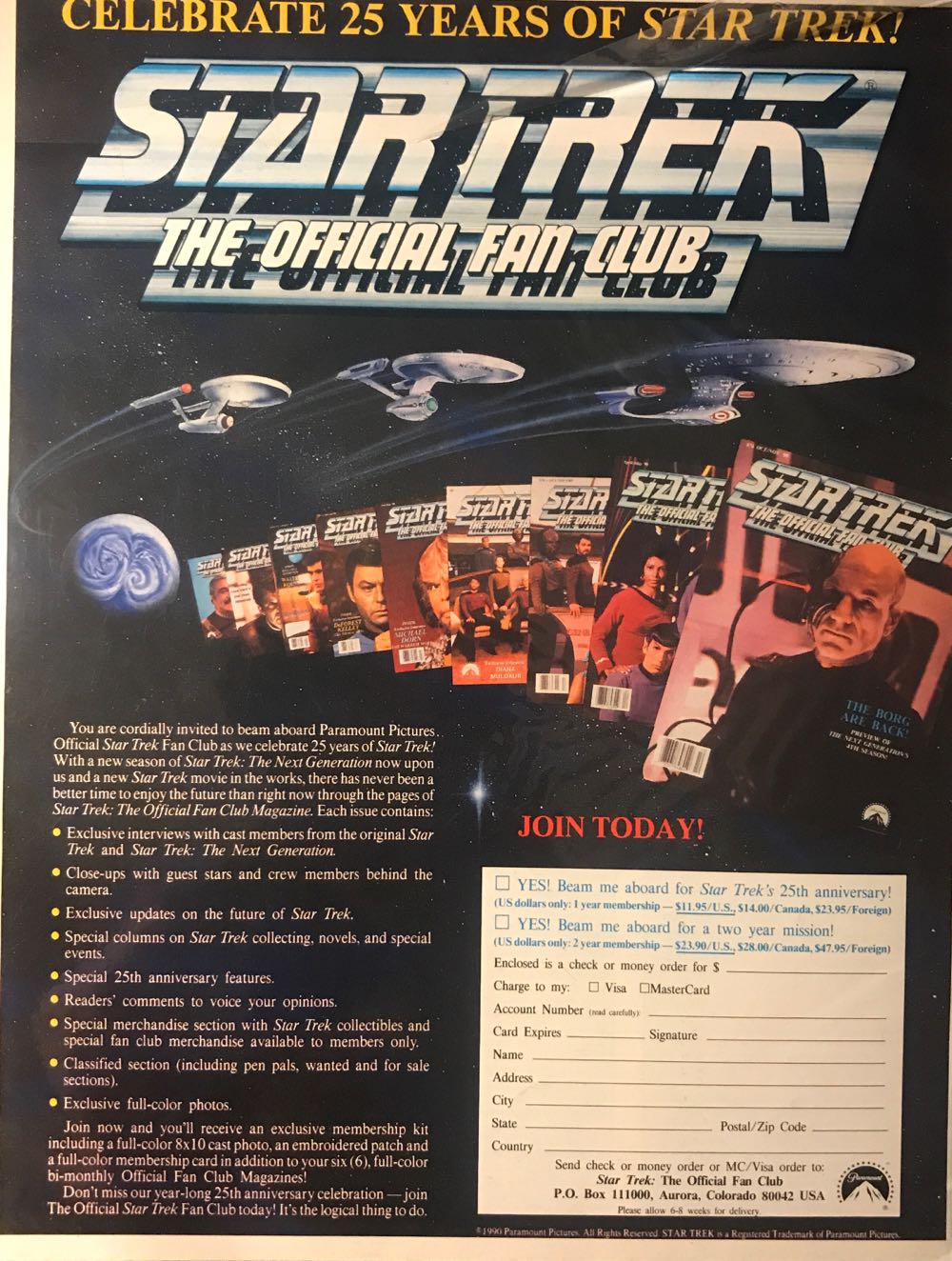 Star Trek The Official Fan Club Magazine #92  (July) magazine collectible [Barcode 016092778109] - Main Image 2