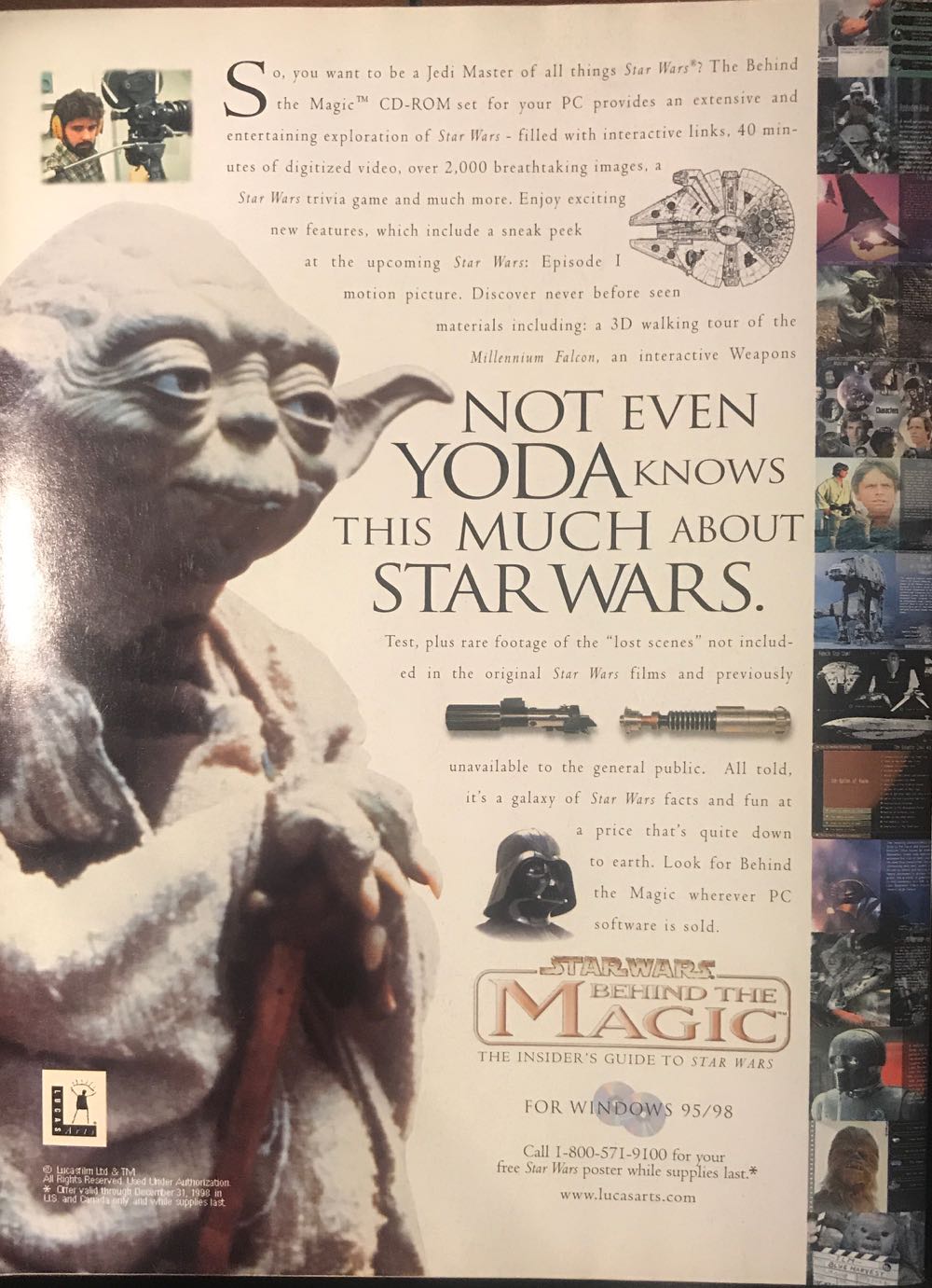 Starlog #257  (December) magazine collectible [Barcode 071896491289] - Main Image 2