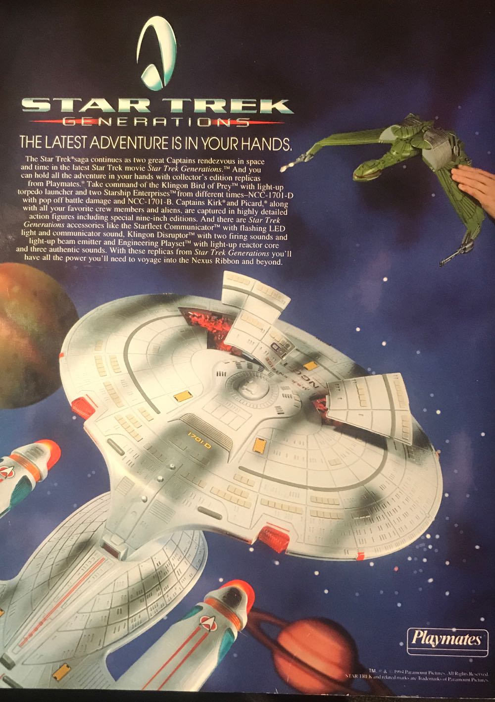 The Official Movie Magazine: Star Trek Generations  (May) magazine collectible [Barcode 071896491289] - Main Image 2