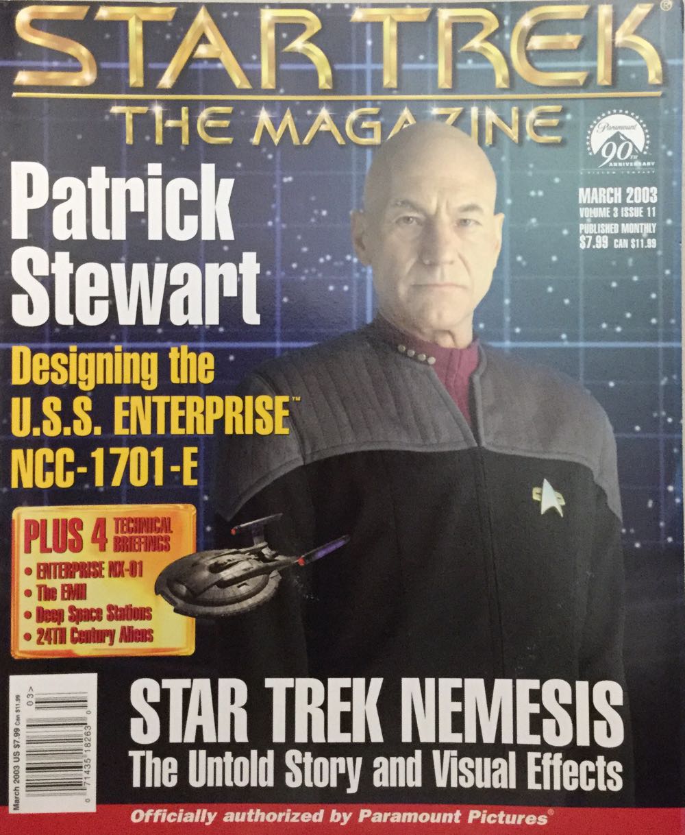 Star Trek The Magazine Vol. 3 Issue. 11  (March) magazine collectible [Barcode 071435182630] - Main Image 1