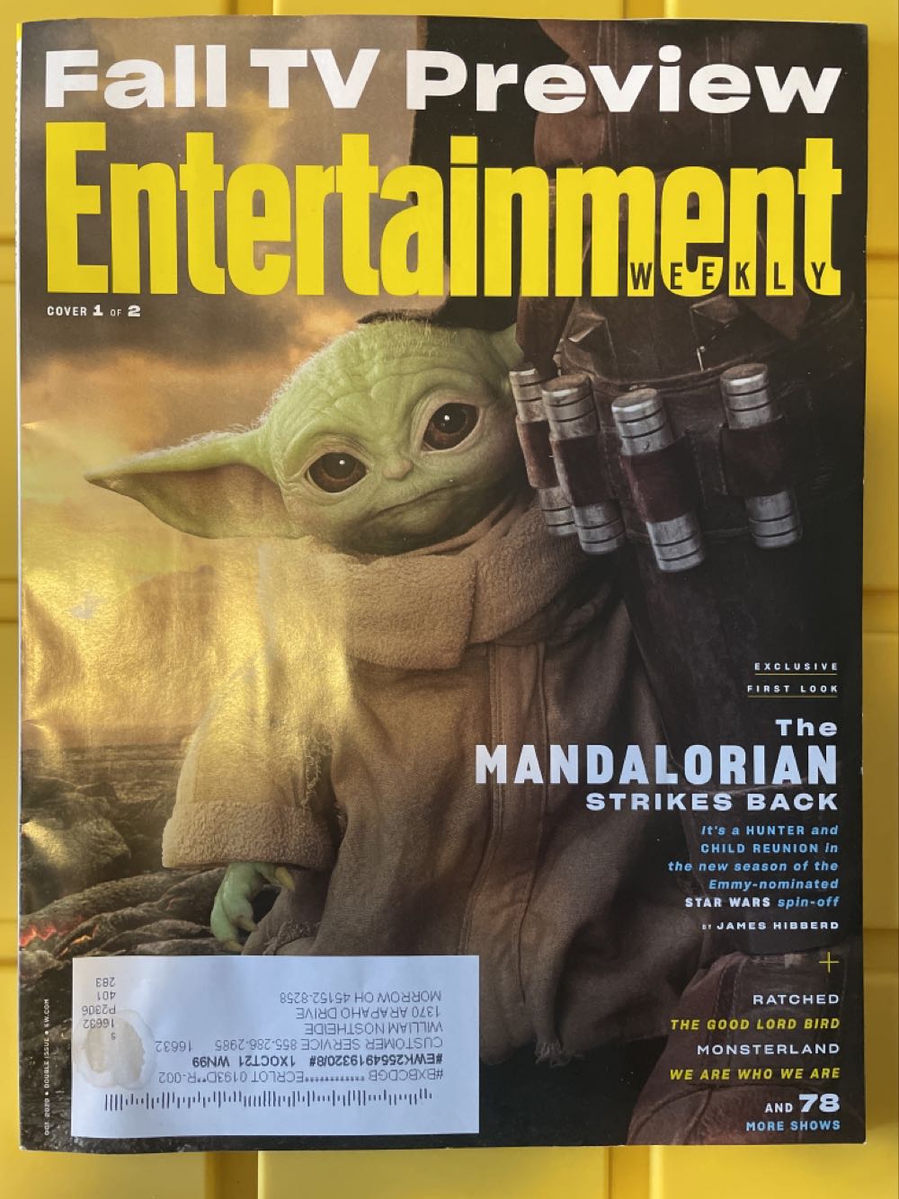 Entertainment Weekly  (October) magazine collectible [Barcode 888526102152] - Main Image 2