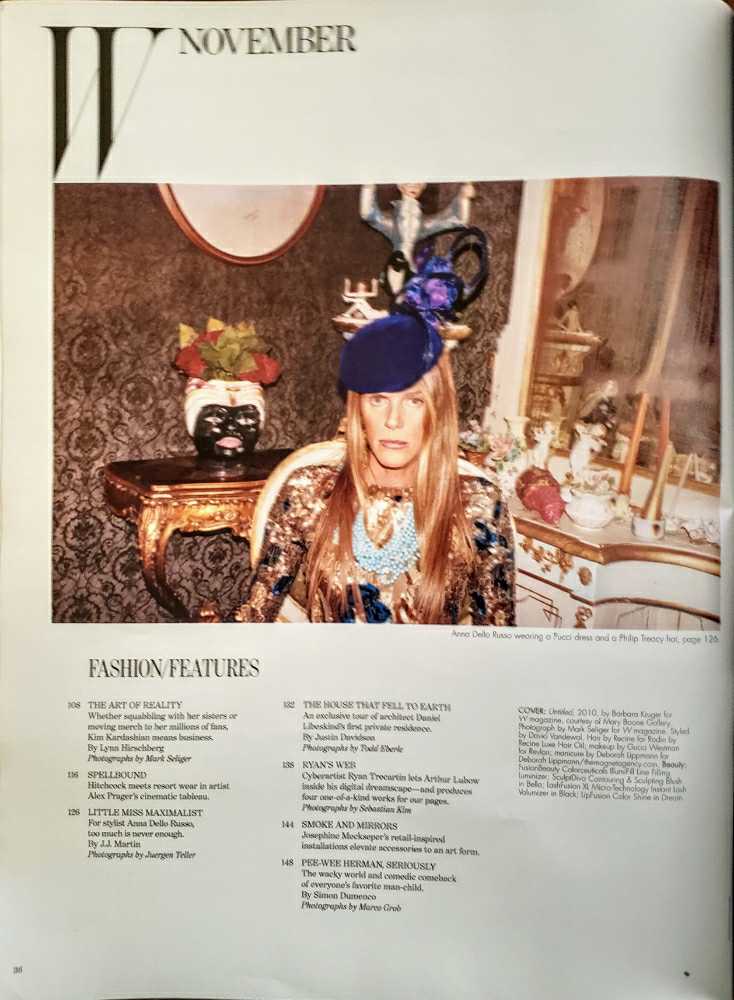 W  (November) magazine collectible - Main Image 3