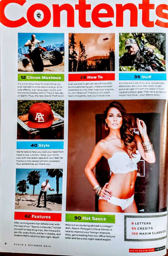 Maxim  (October) magazine collectible - Main Image 3