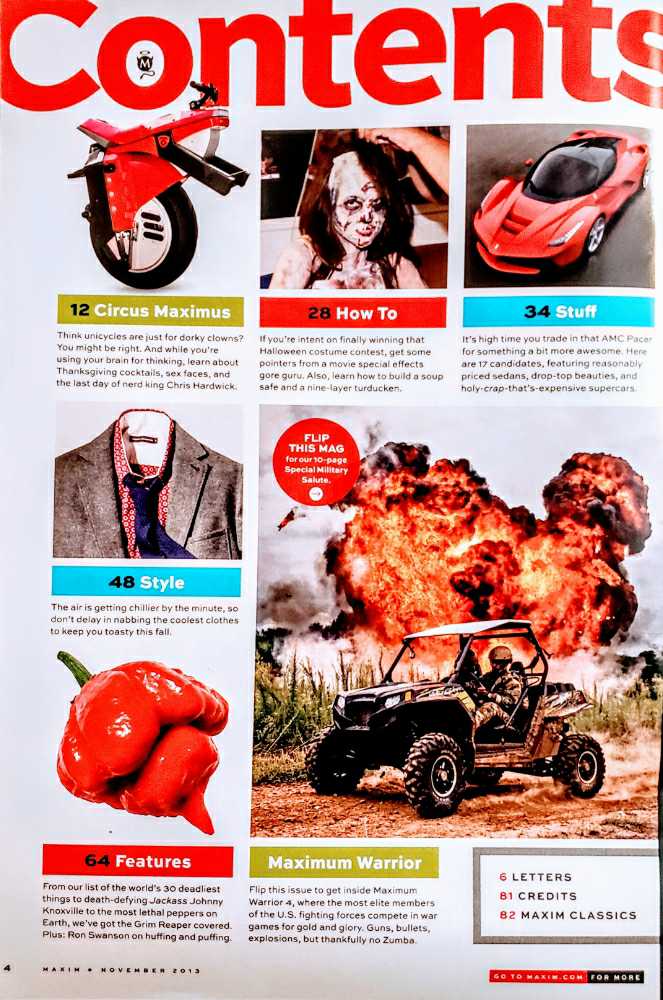 Maxim  (November) magazine collectible - Main Image 3