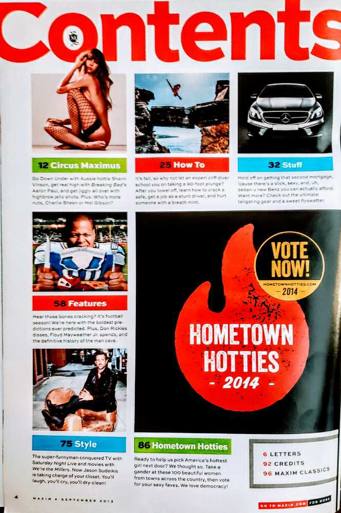 Maxim  (September) magazine collectible - Main Image 3