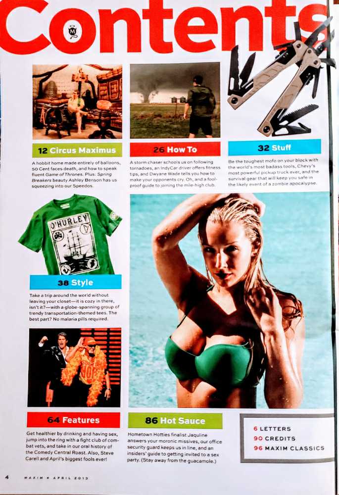 Maxim  (April) magazine collectible - Main Image 3