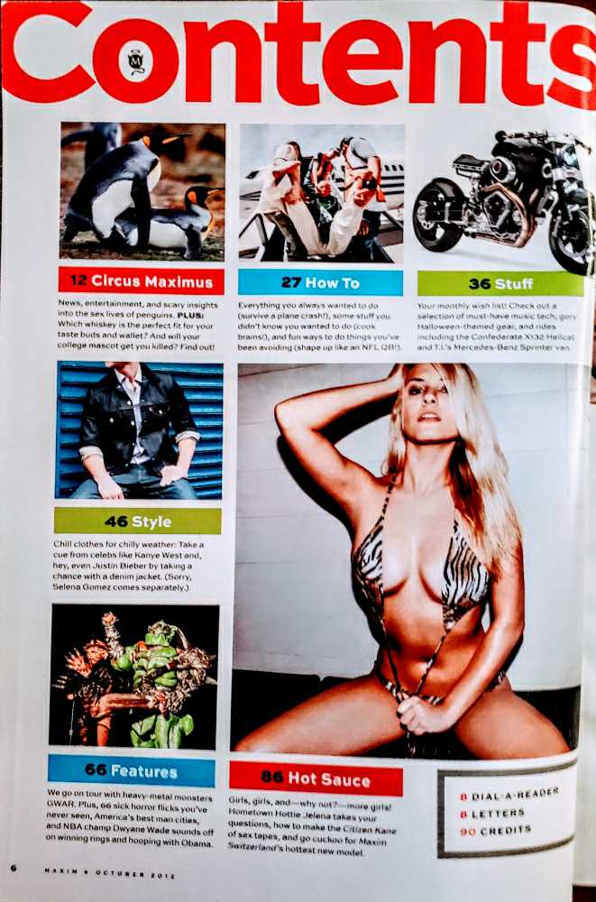 Maxim  (October) magazine collectible - Main Image 3