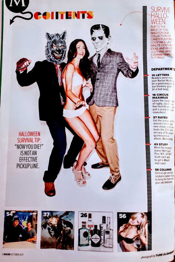 Maxim  (October) magazine collectible - Main Image 3