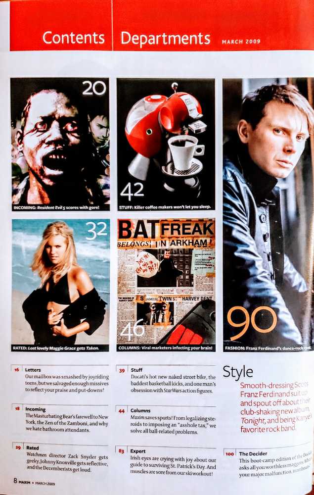 Maxim  (March) magazine collectible - Main Image 3