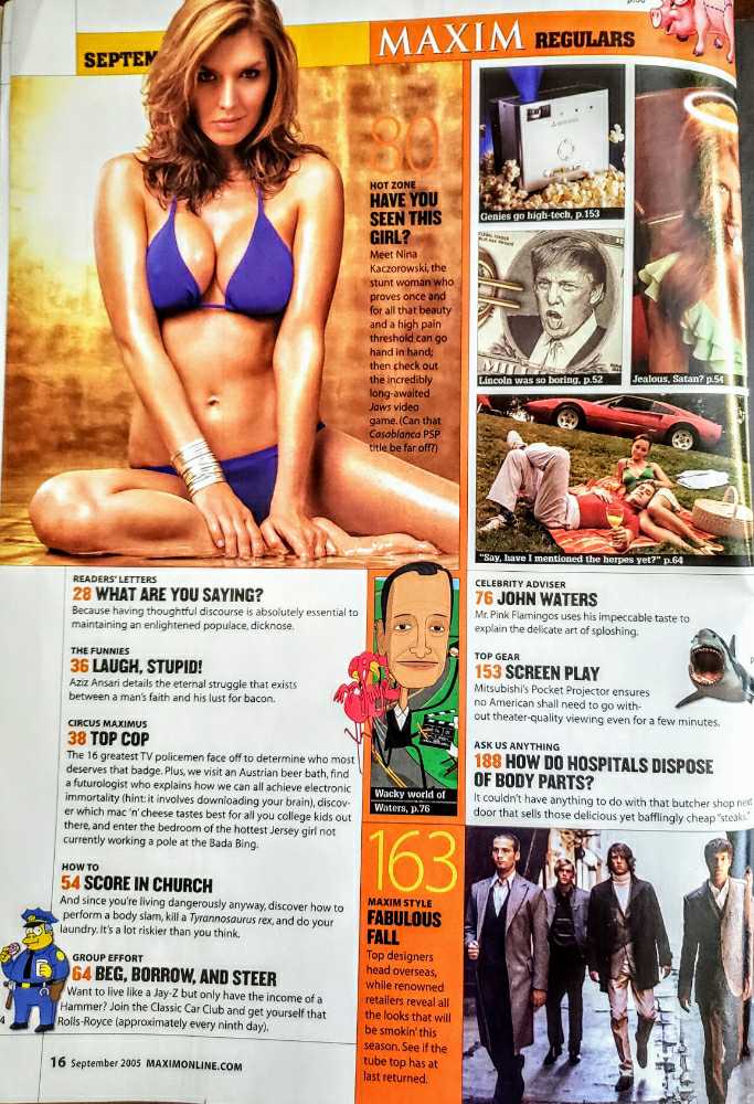 Maxim  (September) magazine collectible - Main Image 3