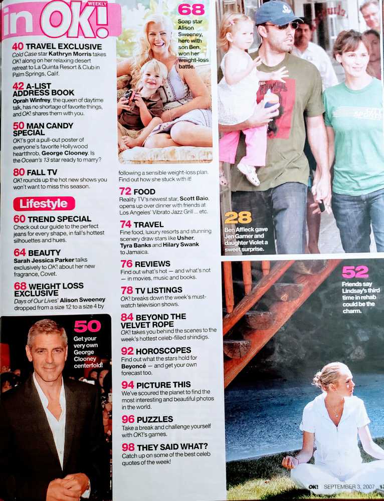 OK!   (September) magazine collectible - Main Image 3