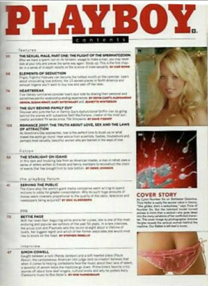 Playboy  (February) magazine collectible - Main Image 3