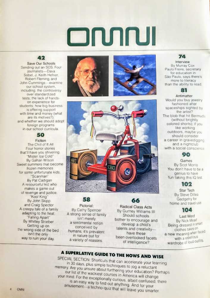 Omni  (April) magazine collectible - Main Image 3