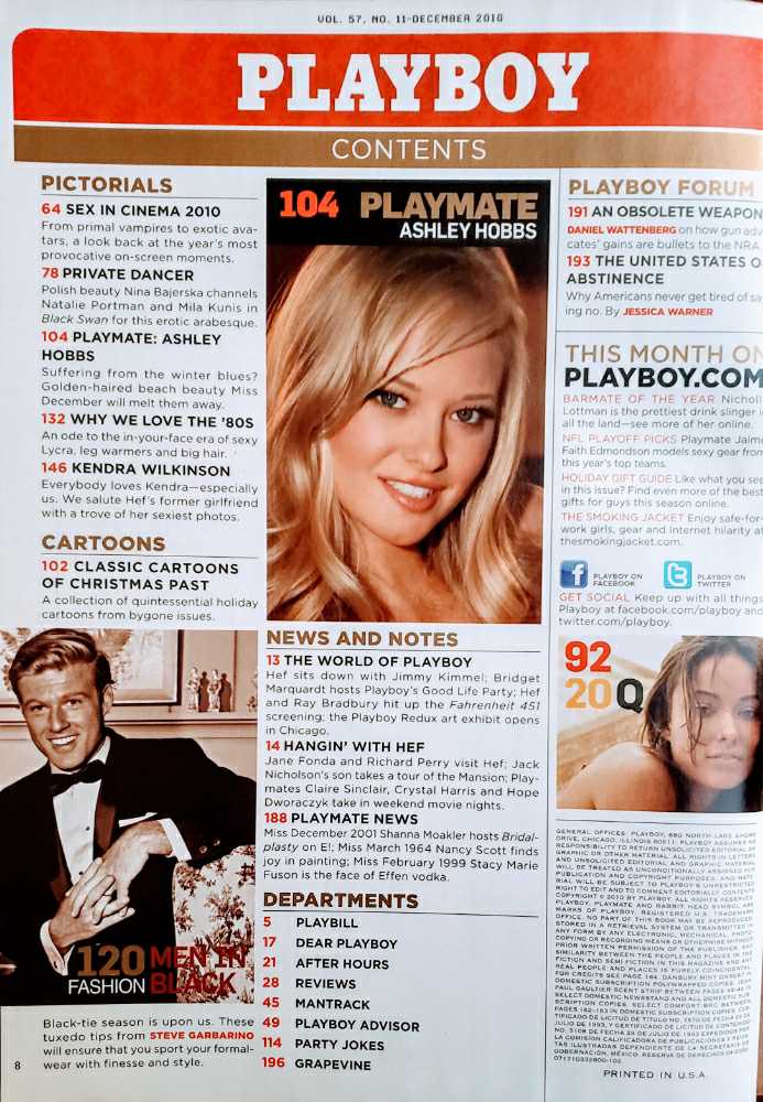 Playboy  (December) magazine collectible - Main Image 3