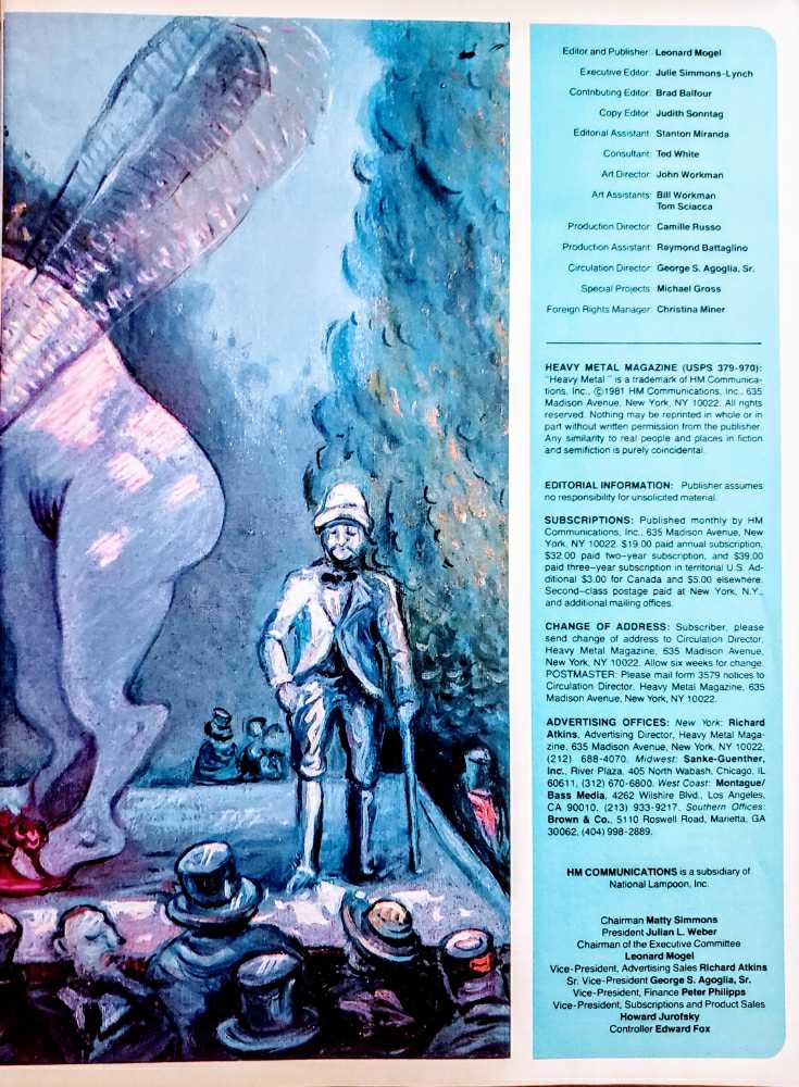 Heavy Metal  (October) magazine collectible - Main Image 3