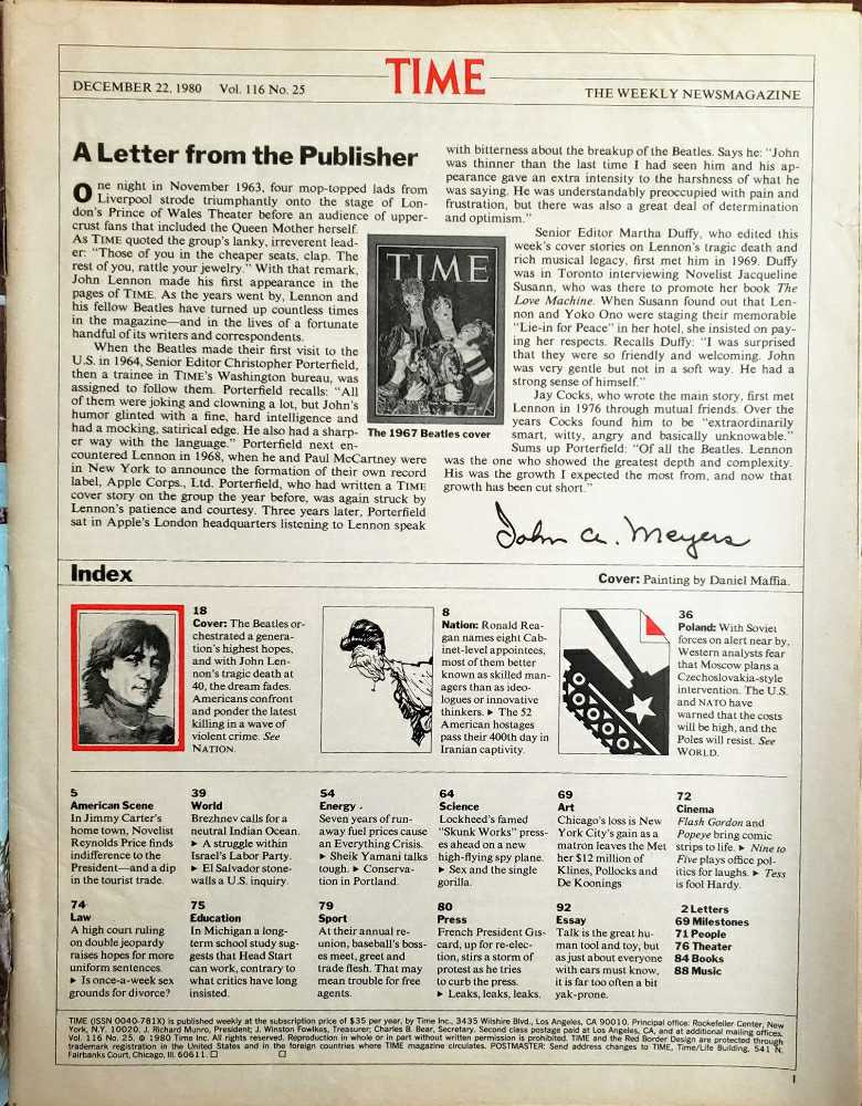 Time  (December) magazine collectible - Main Image 3