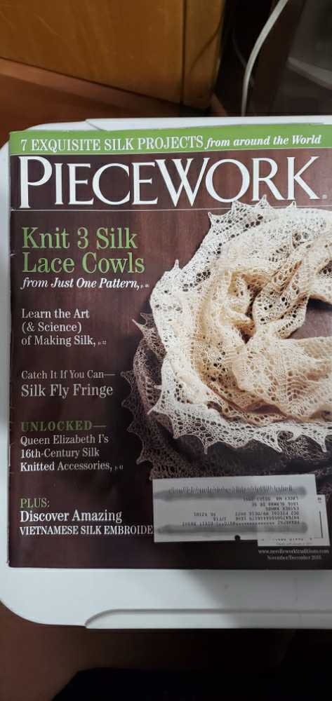 PieceWork Vol.14  (November) magazine collectible - Main Image 1